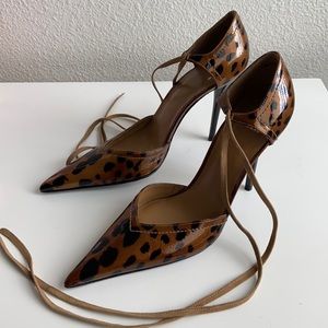 Stuart Weinstein leopard heels New